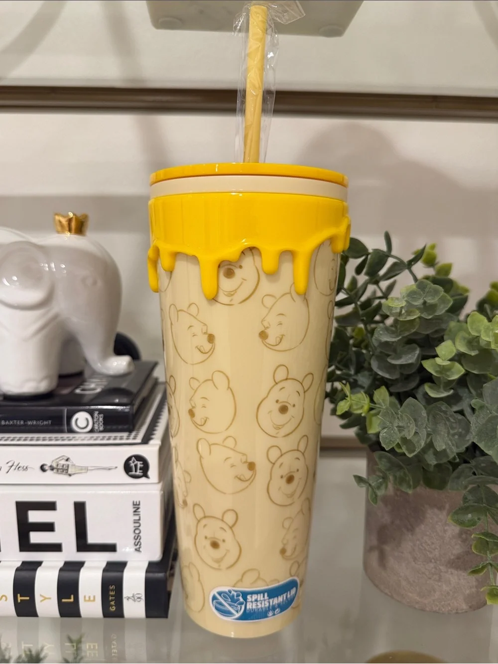 Disney Winnie the Pooh Drip Tumbler with Straw
